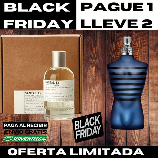 Santal 33 by Le Labo Y Jean Paul Gaultier Le Male 2X1